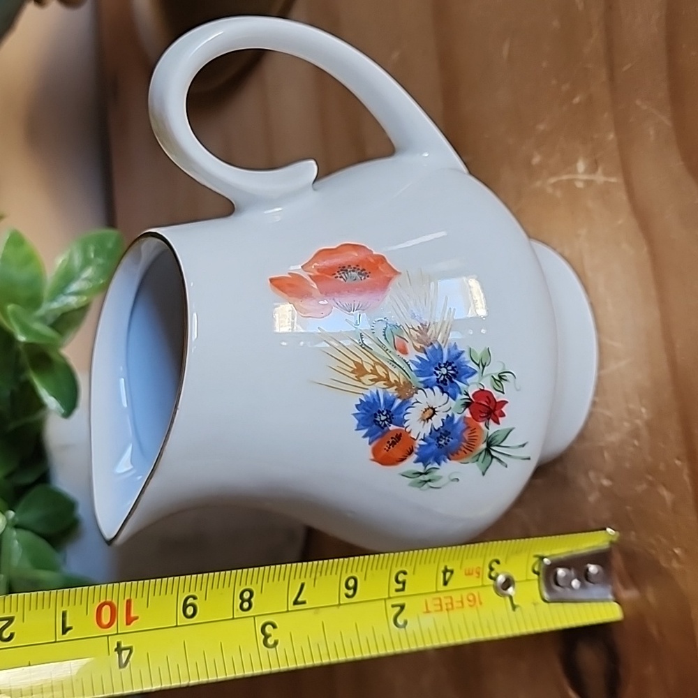 Vintage KAHLA Floral Porcelain Coffee Set - Picture 14 of 16